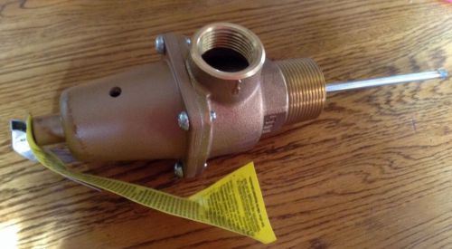 Watts pressure temp relieve valve 150 psi 77,000 btu 1 1/4&#034; 210F