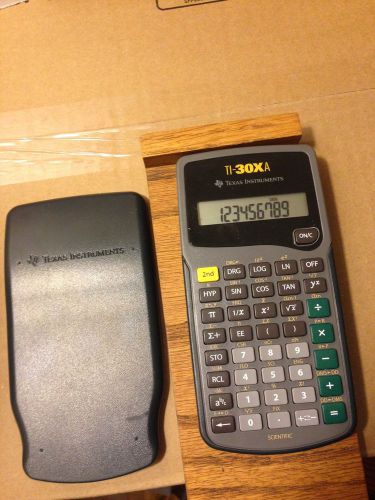 Texas Instruments TI-30XA Scientific Calculator 10 Digit LCD