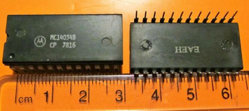 Shift Register,Motorola,MC14034BCP,24 Pin,Plastic,Dip,2 Pcs