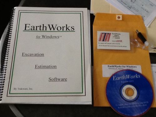 Earthwork estimating software