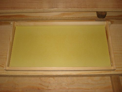 Bee Hive Frames for Deep Hive Body Assembled with Foundation