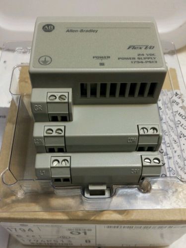 146568 New In Box, Allen-Bradley 1794-PS13 Power Supply, 120/230VAC IN, 24VDC Ou