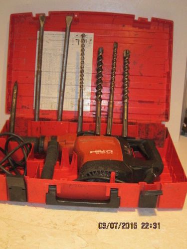 Hilti te 76p-atc rotary hammer kit, w/7 bits, aux handle&amp;case,free ship, refurb! for sale