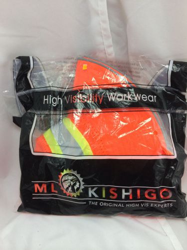 ML Kishigo High Visibility Hat Workwear Orange Postal Hat L - XL 2872