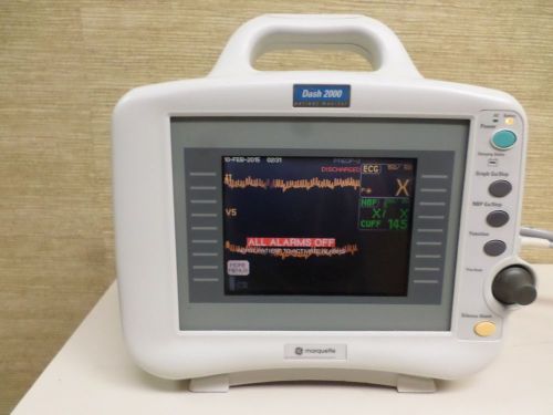 Ge marquette dash 2000 patient monitor for sale