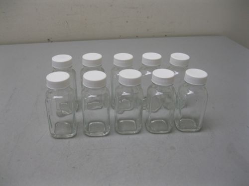 (10) Fisher Scientific 02-911-398 French Square Bottle 60 mL NEW C14 (1738)