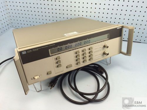 5350B HP KEYSIGHT MICROWAVE FREQUENCY COUNTER 10 Hz to 20 GHz WITH AC POWER CORD