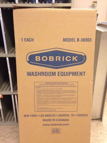 New! Bobrick B-36903 Recessed Paper Towel Dispenser/Waste Receptacle