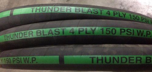 Sandblasting hose-25 feet-thunderblast *heavy duty* 1-1/2&#034; x 2-3/8&#034; 4 ply for sale