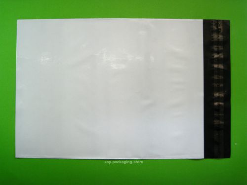 15 white shipping mailers poly envelopes mailing bags 4.3&#034; x 7&#034;_110 x 180+45mm for sale