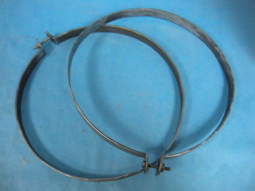 Steel Clamp Bands 13&#034; Diameter, 1&#034; Thick, Lot of 2