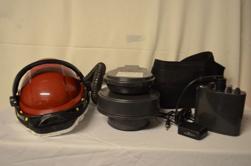 3M GVP-100 PAPR Air Purifer Respirator 3M L-122 Hat with parts (Item 7607)