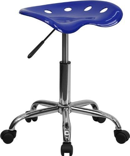 Flash Furniture LF-214A-NAUTICALBLUE-GG Vibrant Nautical Blue Tractor Seat and