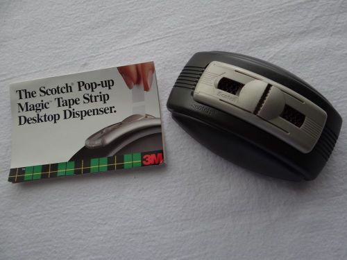 3M Scotch Pop-Up Magic Tape Strip Desktop Dispenser With Wrist Strap #90