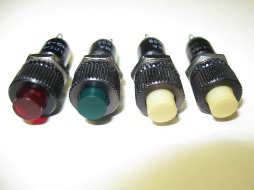 (4) ELDEMA DHO-60B Panel Mount Indicator Lights