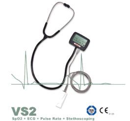 Electronic-Stethoscope/VS2-electronic-stethoscope-with-oximetery 