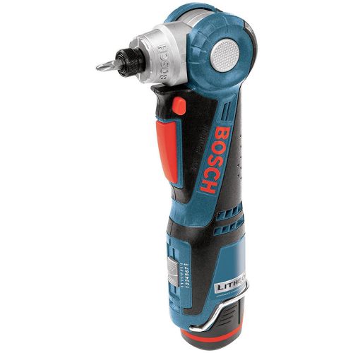 New Bosch 12 Volt Lithium Ion 1/4 Inch Cordless Right Angle Compact Power Drill