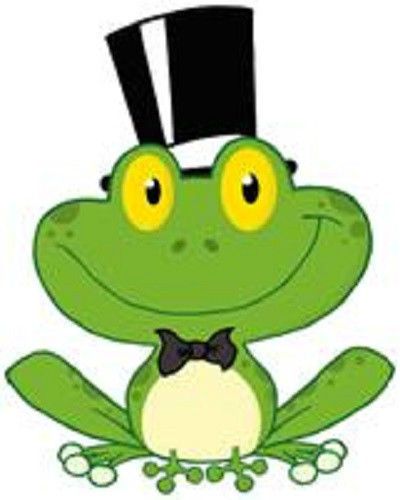 30 Custom Top Hat Frog Personalized Address Labels