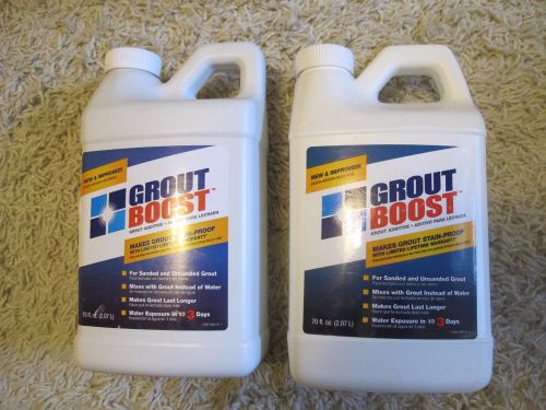 Grout boost stain resistant additive ~ 140 fl oz no sealing stain proof -sale for sale