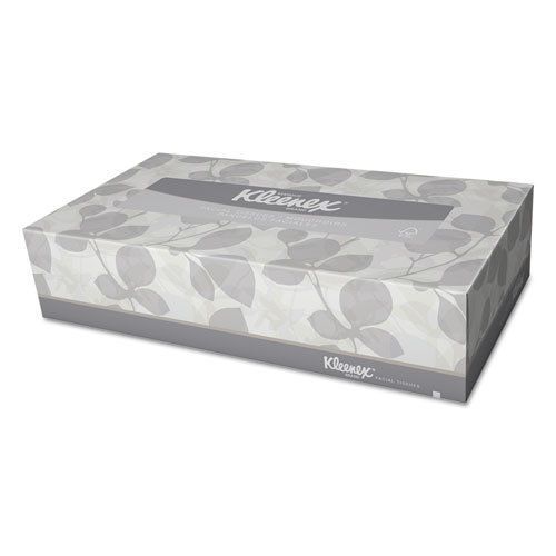 White Facial Tissue, 2-Ply, 125/Box, 12/Carton