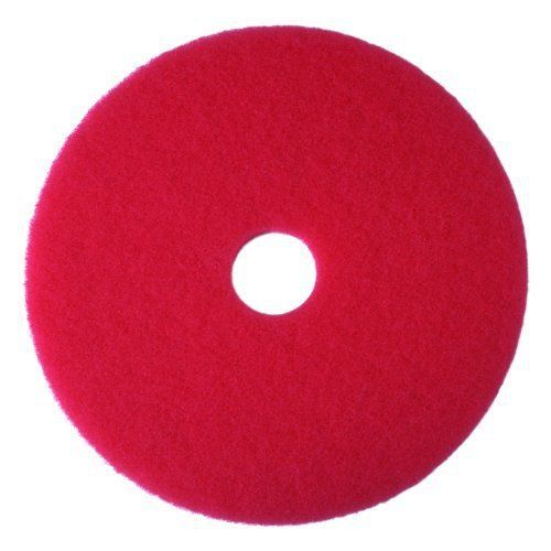 3m red buffer pad 5100, 14&#034; floor buffer, machine use case of 5 for sale