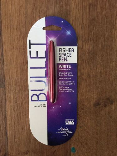 Fisher Bullet Space Pen in Red Cherry, Black Ink, Medium Point (S400/OD)