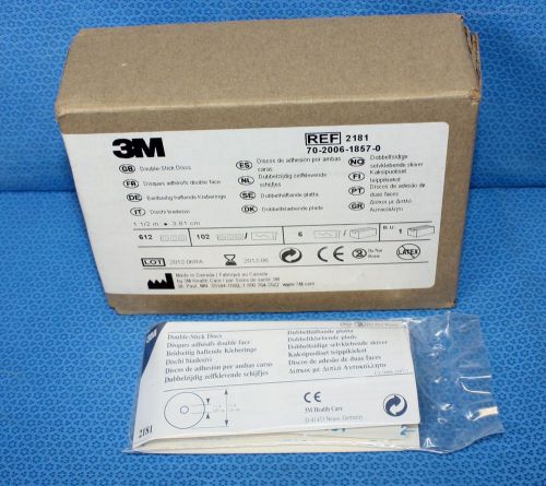 3M Double Stick Disc for Stethoscope Adhesion 612 Each 2181 2012-07