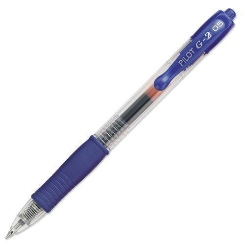 Pilot Corp Of America Gel Rollerball Pen,Retract.,Extra-Fine Pt,Blue