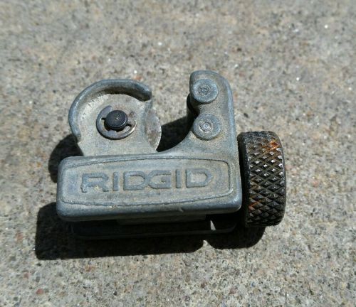 Mini Ridgid No. 103 Ridge Tool Co. Pipe Tube Cutter 1/8&#034; to 5/8&#034; USA made Works