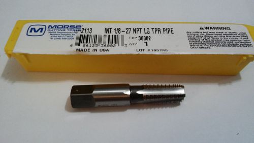 1/8- 27 NPT-Pipe; Tapered-Interrupted; 5 Flutes; Moarse Cutting Tools