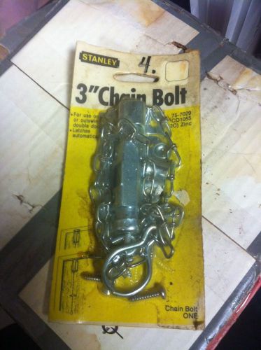 3&#034; chain bolt / color silver for sale