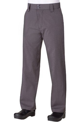 Chef Works PS005 Men&#039;s Essential Pro Pants, Size 32, Deep Gray
