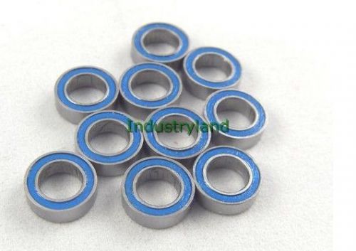 10x 5x11x4MM MR115RS MR115 Mini Color Blue Rubber Sealed Ball Bearings HPP
