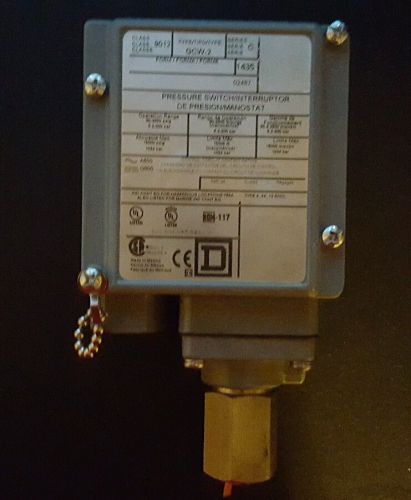 New Square D GCW-2 Pressure Switch Class 9012 Series C