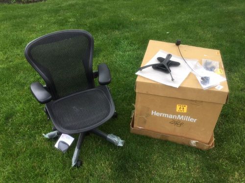 Herman Miller Fully Loaded Posture fit Size B Aeron Chairs  - Open Box -