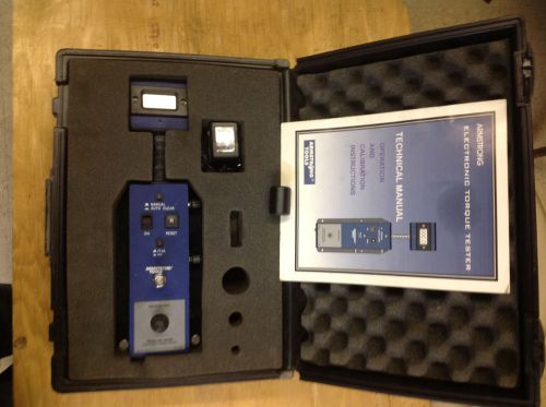 64-646 armstrong / cdi / snap on / torque tester 250 ft lbs , in calibration for sale