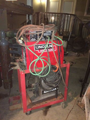 Lincoln invertec 350 pro with hi freq unit bernard cooler COMPLETE WITH TANK AND