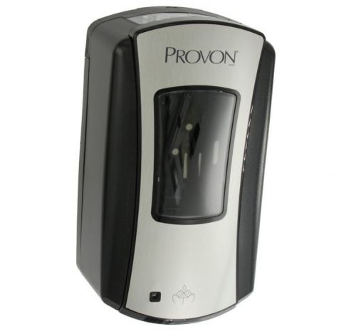 Provon 1972-01 ltx-12 brushed dispenser, 1200ml capacity, chrome/black new for sale