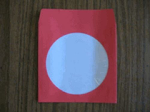 400 pcs 3&#034; red mini cd-r paper sleeve envelope js207 for sale