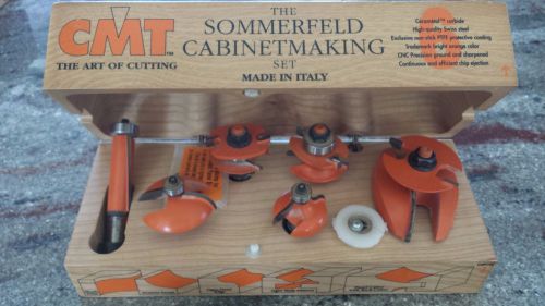 Cmt 800.515.11- 6 piece cove cabinetmaking router set 1/2&#034; shank for sale