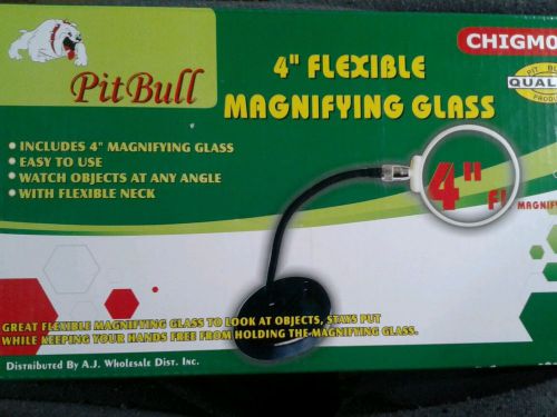 New 4&#034; flexible strong Magnifier glass great for coin collecting jewelry reading