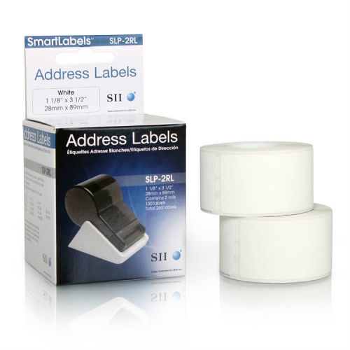 Seiko Instruments - White Address Labels 2-Pack (SLP-2RL) ~NEW~