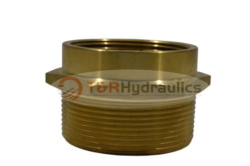 Fire hydrant brass adapter 1-1/2&#034; nst(f) x 1-1/2&#034; npt(m) for sale