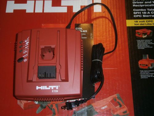 HILTI C 7/24 BATTERY CHARGER 115/120 V (NEW) IN BOX