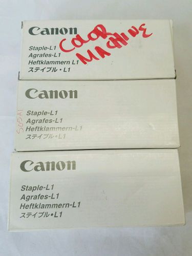 Genuine Canon Staple-L1 NO.300C 3 Boxes 9 Cartridges Total