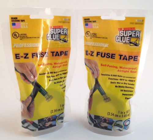 E-Z Fuse Tape SUPER GLUE 2PC 15408 10 ft permanent waterproof air tight