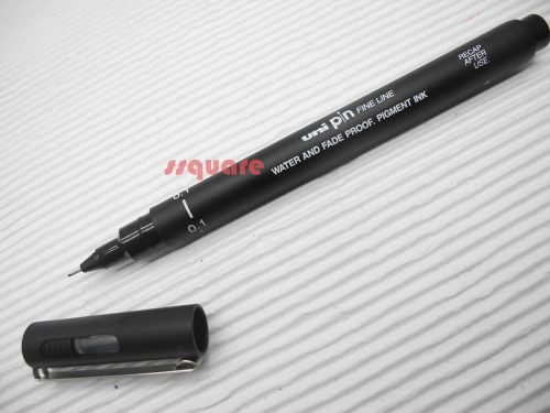 3 Uni-Ball Uni Pin 0.1mm Fine Line Pigment Ink Black Fineliner Marker Pens Japan