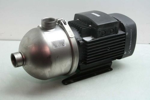 Grundfos chi 12-15 a-b-g-bqqe stainless steel centrifugal pump 230/480vac 3ph for sale