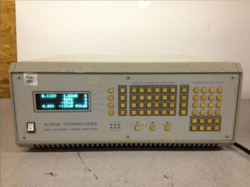 Xitron 2503 3 Channel Power Analyzer Unit