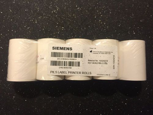 Siemens 1759 Label Printer Paper 5 Rolls/Package (PACKAGE)